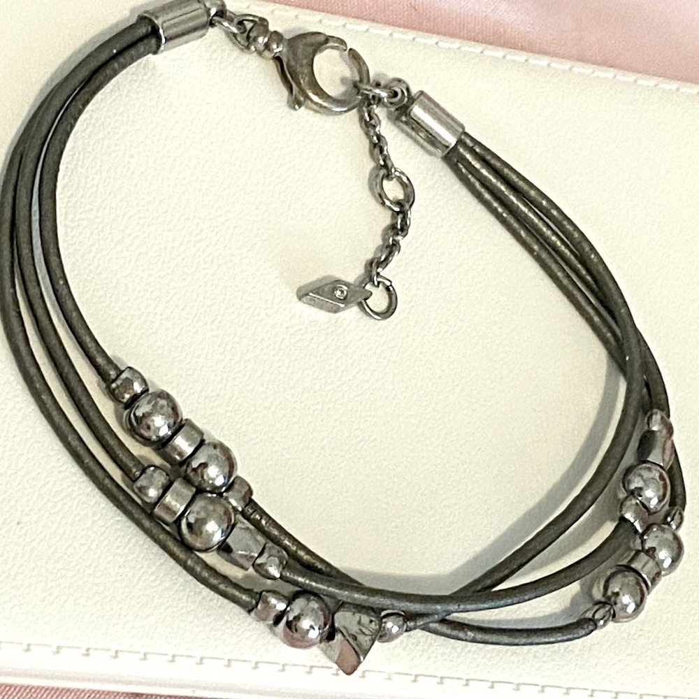 Fossil Designer Pure Adventurer Layered Charm Bracelet